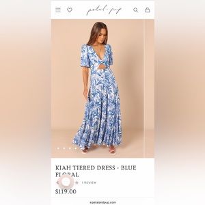 Only worn once, size 6 dress from Petal and Pup